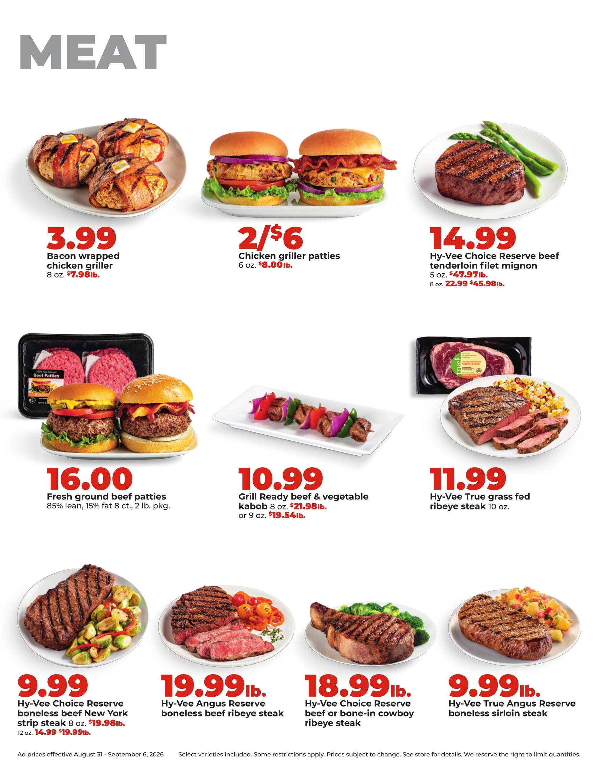 Hy-Vee (Abbotsford-Wittenberg Area, WI) Weekly Ad August 31 - September 6, 2026