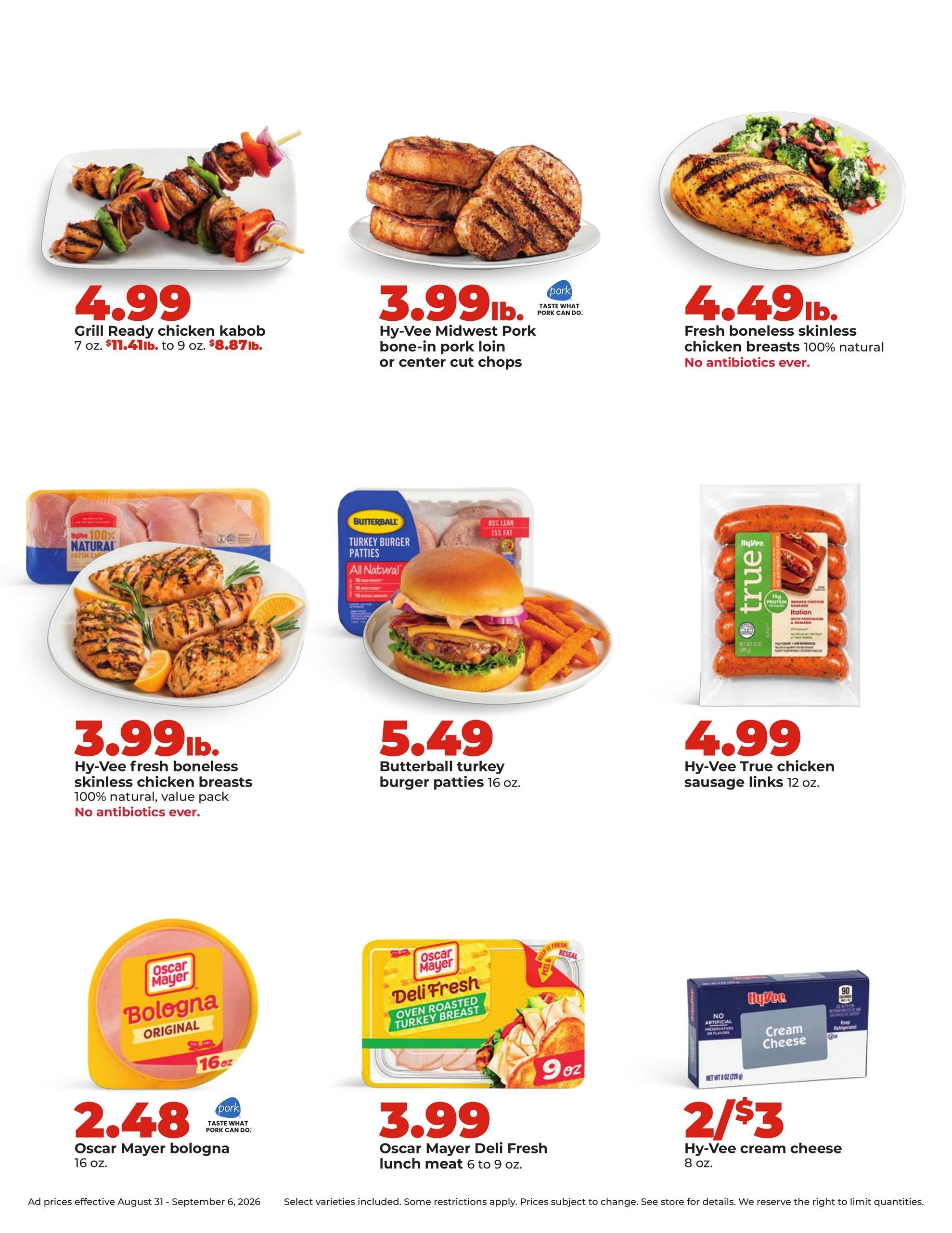 Hy-Vee (Abbotsford-Wittenberg Area, WI) Weekly Ad August 31 - September 6, 2026