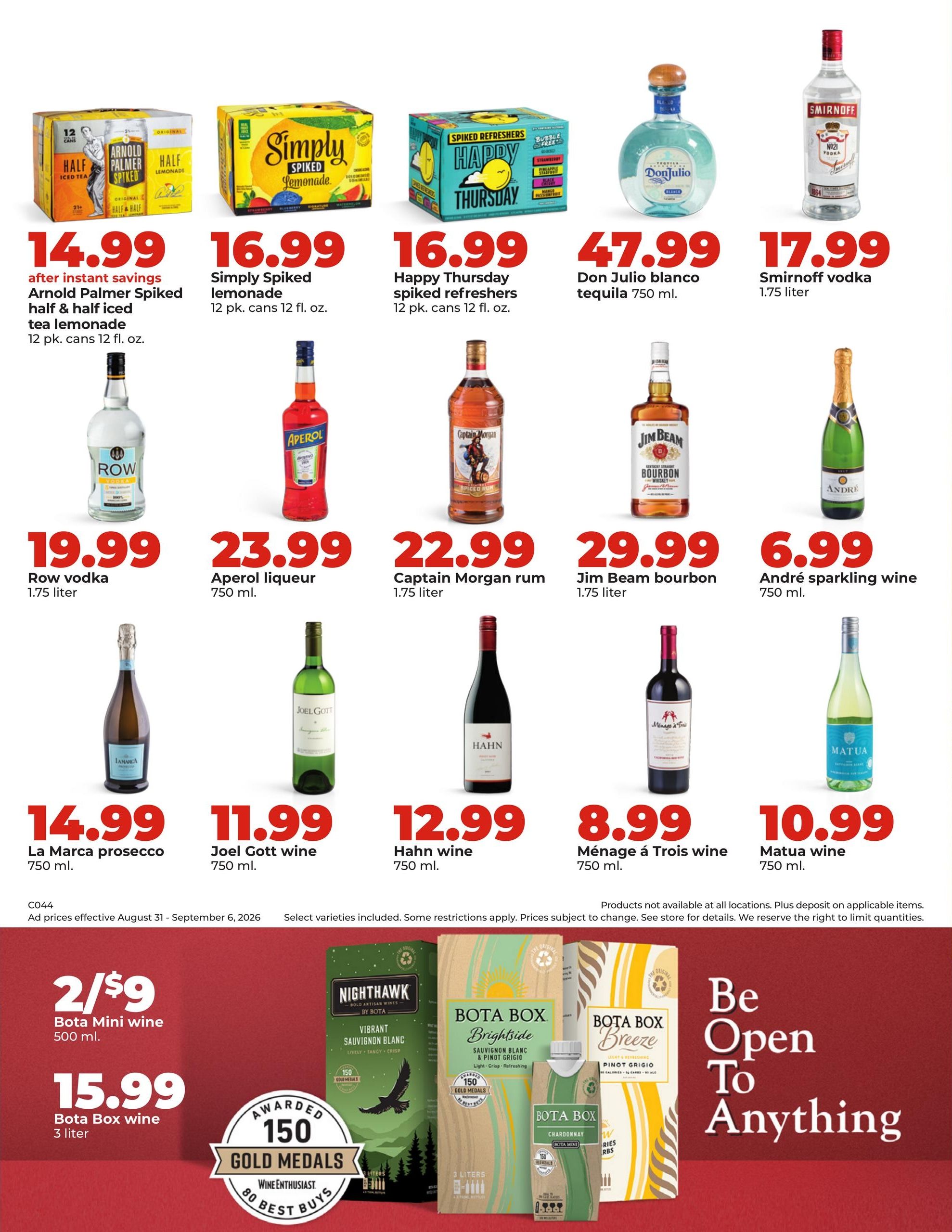 Hy-Vee (Abbotsford-Wittenberg Area, WI) Weekly Ad August 31 - September 6, 2026