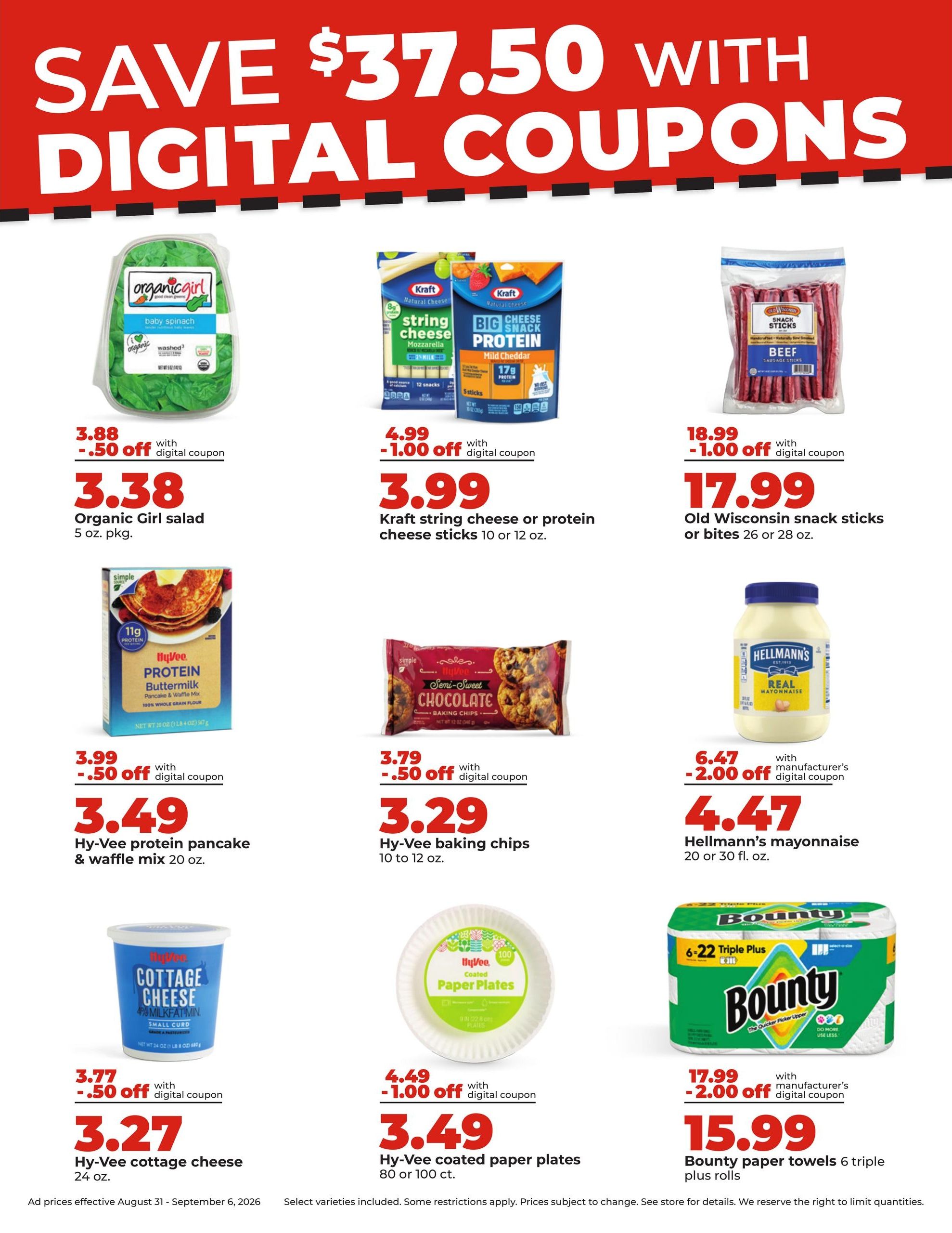 Hy-Vee (Alma-Clyde Area, KS) Weekly Ad August 31 - September 6, 2026
