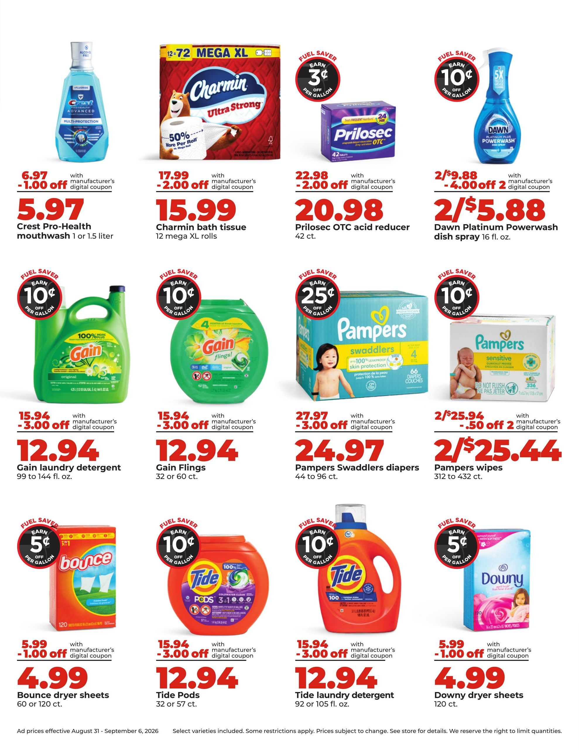 Hy-Vee (Alma-Clyde Area, KS) Weekly Ad August 31 - September 6, 2026