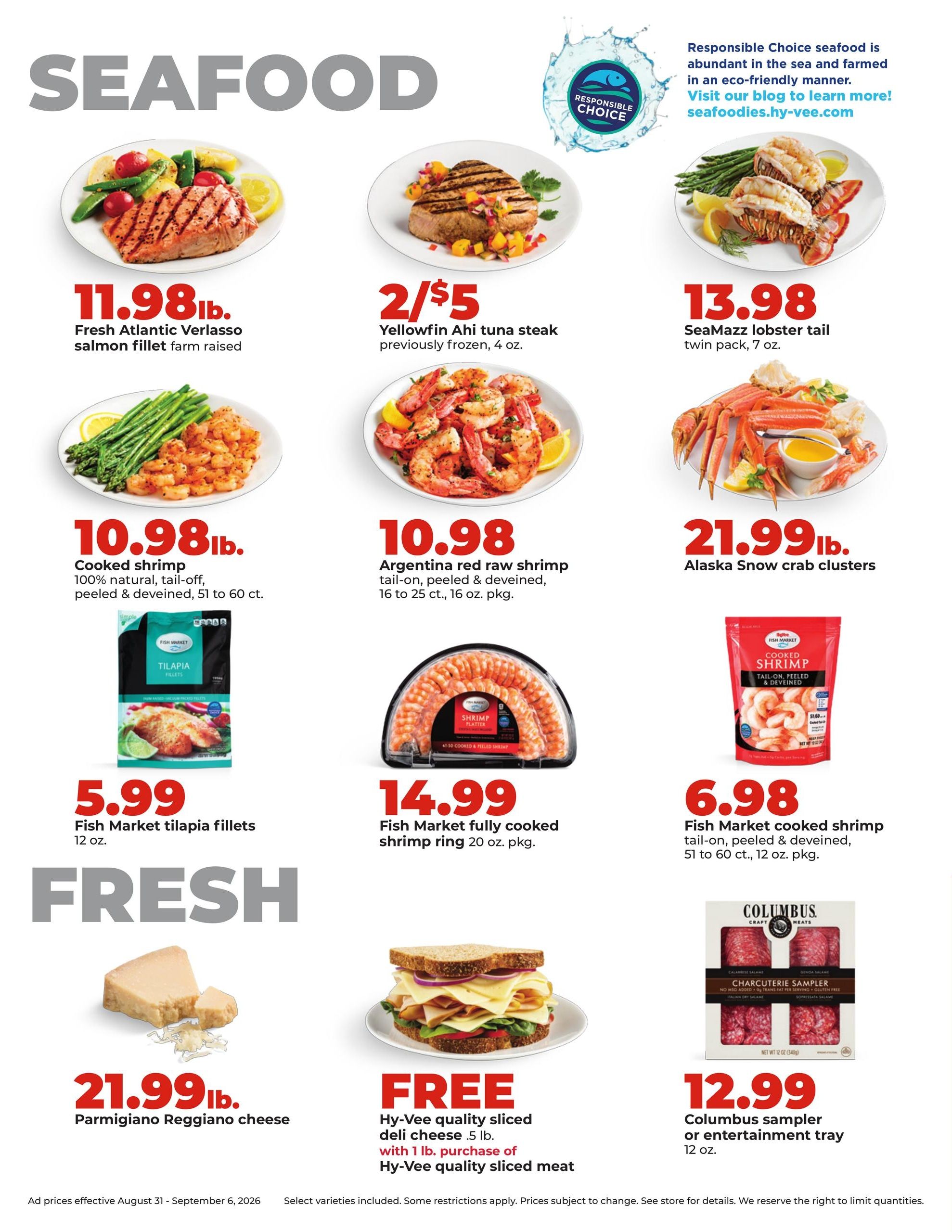 Hy-Vee (Alma-Clyde Area, KS) Weekly Ad August 31 - September 6, 2026