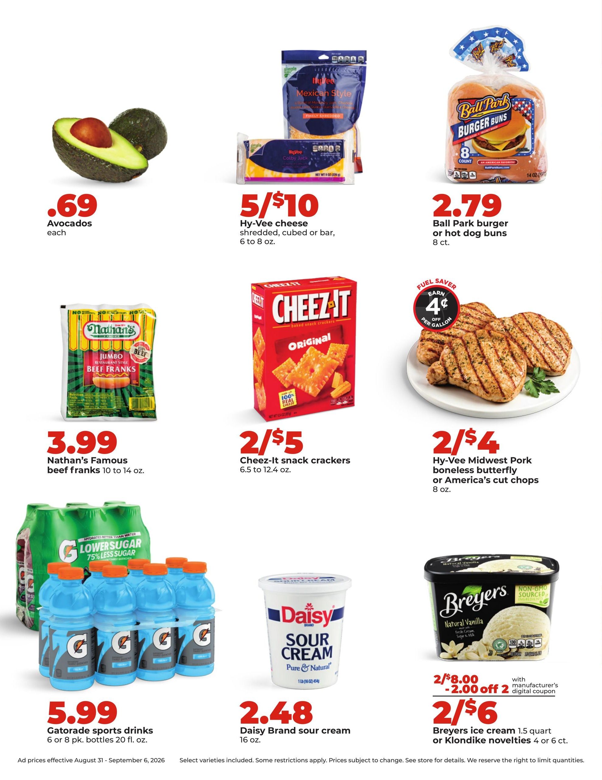 Hy-Vee (Alma-Clyde Area, KS) Weekly Ad August 31 - September 6, 2026