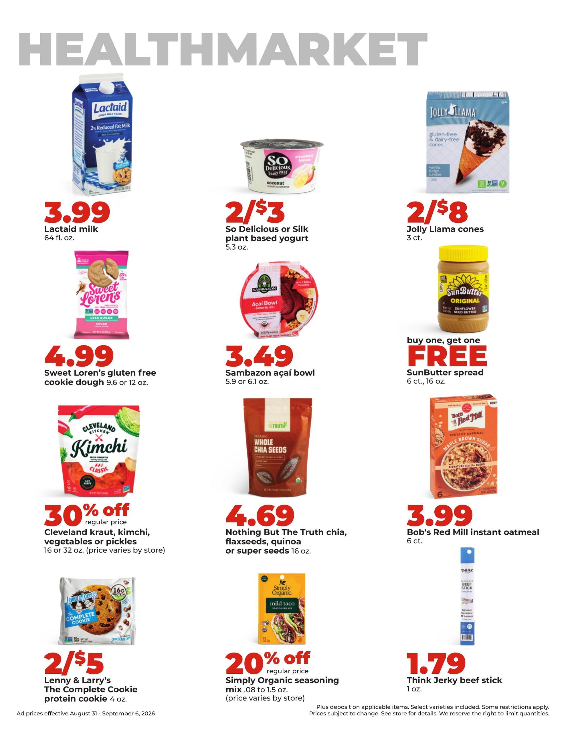 Hy-Vee (Alma-Clyde Area, KS) Weekly Ad August 31 - September 6, 2026