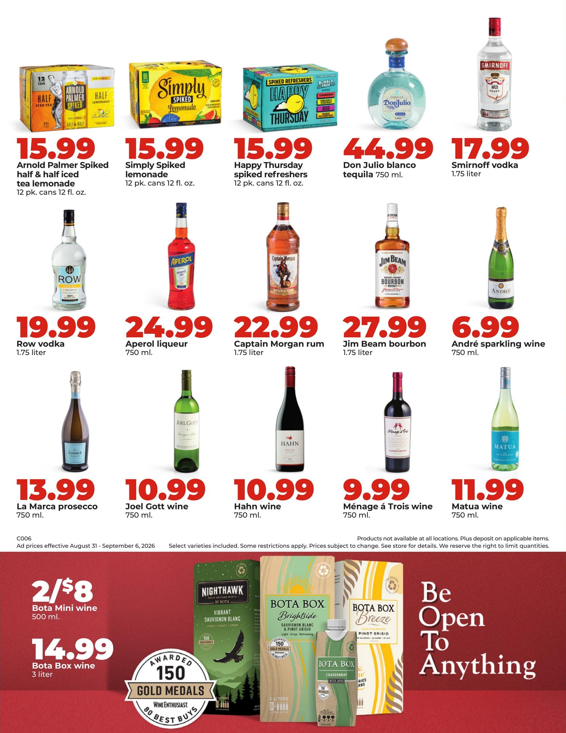 Hy-Vee (Alma-Clyde Area, KS) Weekly Ad August 31 - September 6, 2026