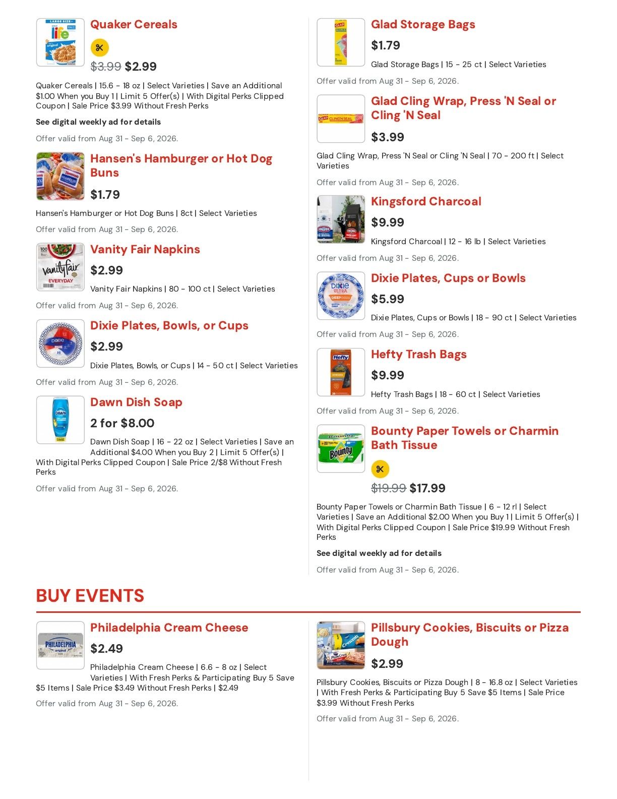 Hansen's IGA (Bangor, WI) Weekly Ad August 31 - September 6, 2026