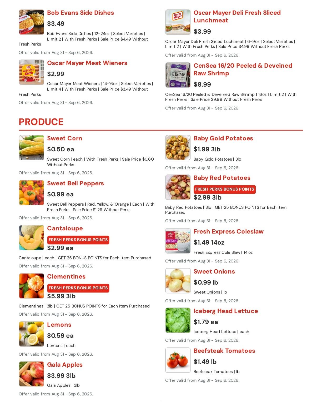 Hansen's IGA (Bangor, WI) Weekly Ad August 31 - September 6, 2026