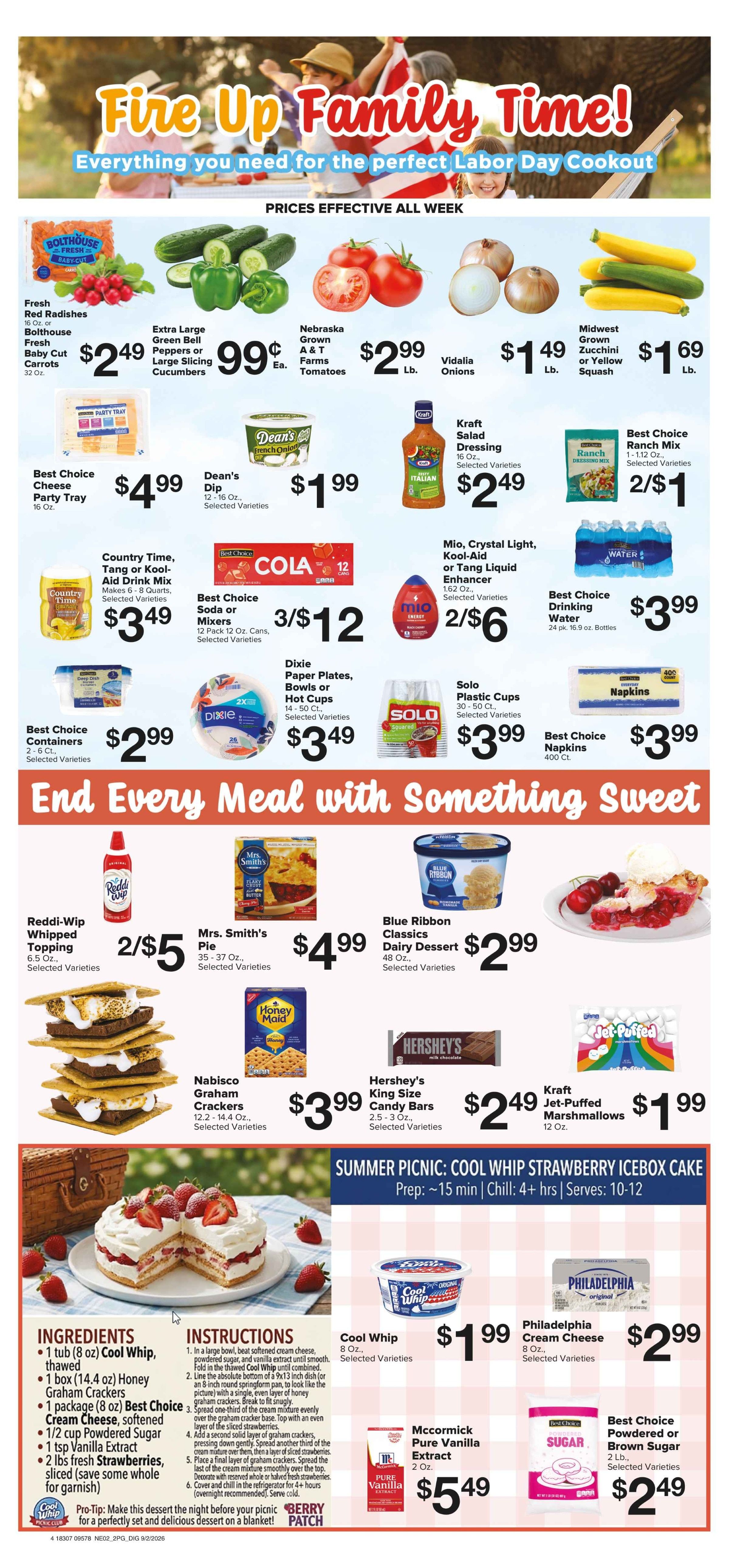 Cambridge Super Market Great Deals This Week! Weekly Ad August 31 - September 5, 2026