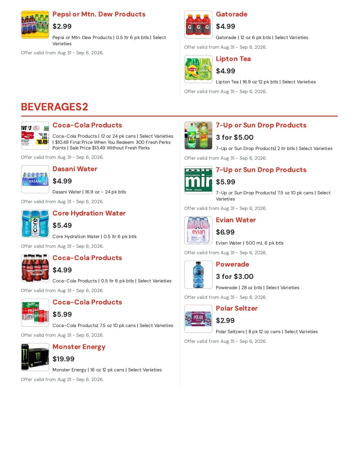 Hansen's IGA (East Troy, WI) Weekly Ad August 31 - September 6, 2026