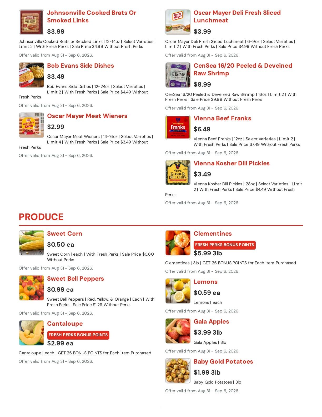 Hansen's IGA (East Troy, WI) Weekly Ad August 31 - September 6, 2026