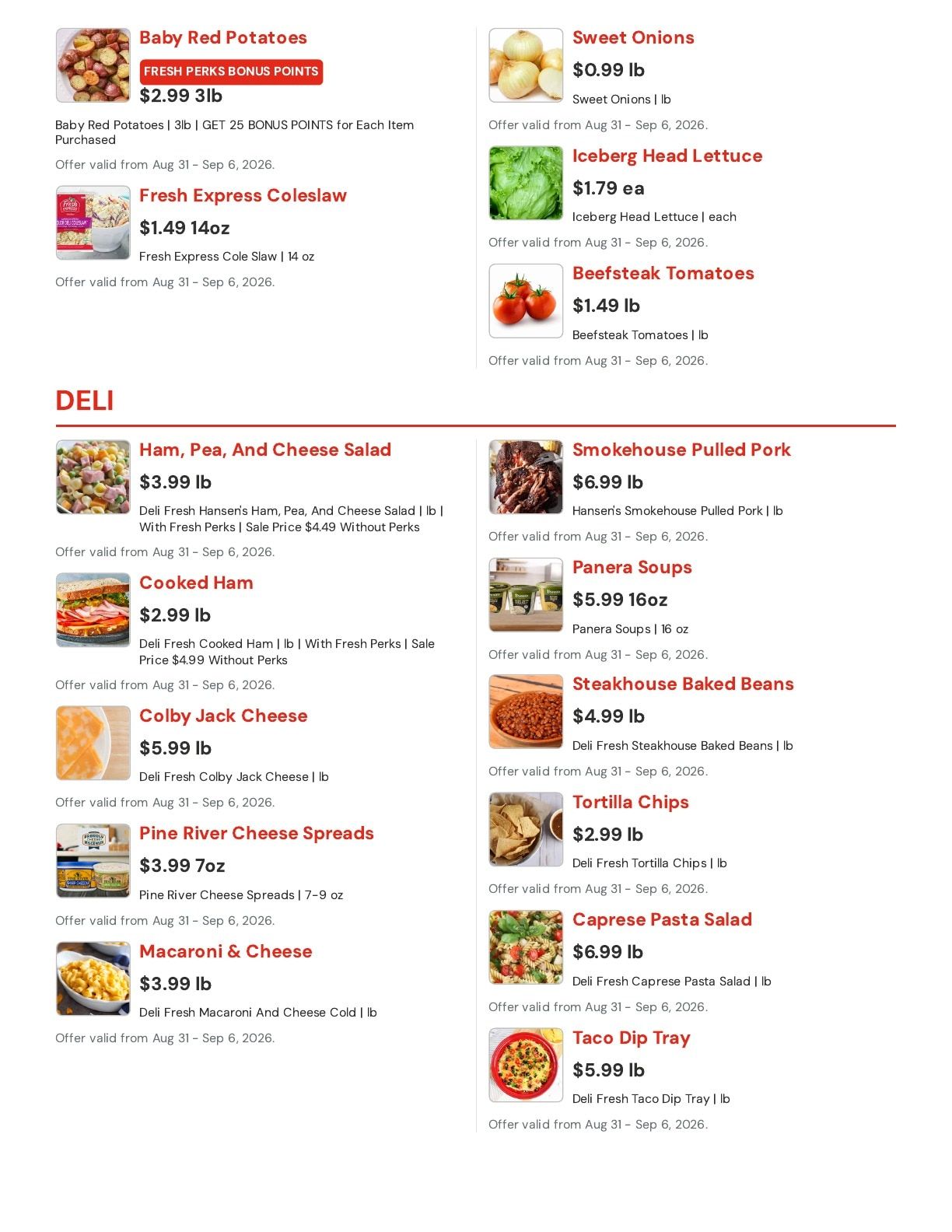 Hansen's IGA (East Troy, WI) Weekly Ad August 31 - September 6, 2026