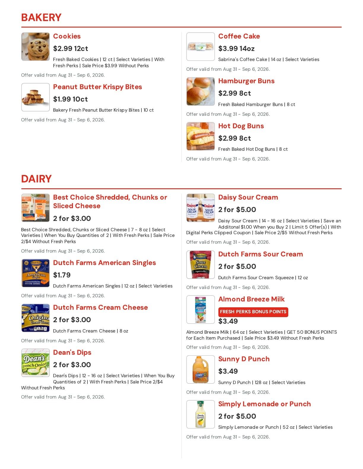Hansen's IGA (East Troy, WI) Weekly Ad August 31 - September 6, 2026