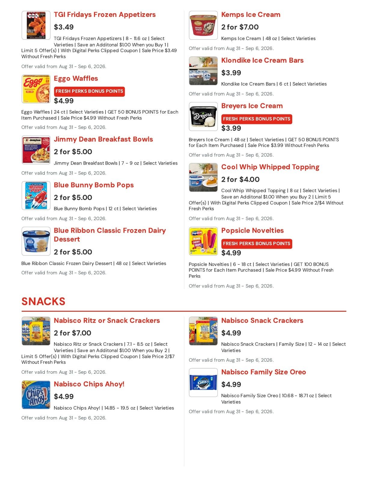 Hansen's IGA (East Troy, WI) Weekly Ad August 31 - September 6, 2026