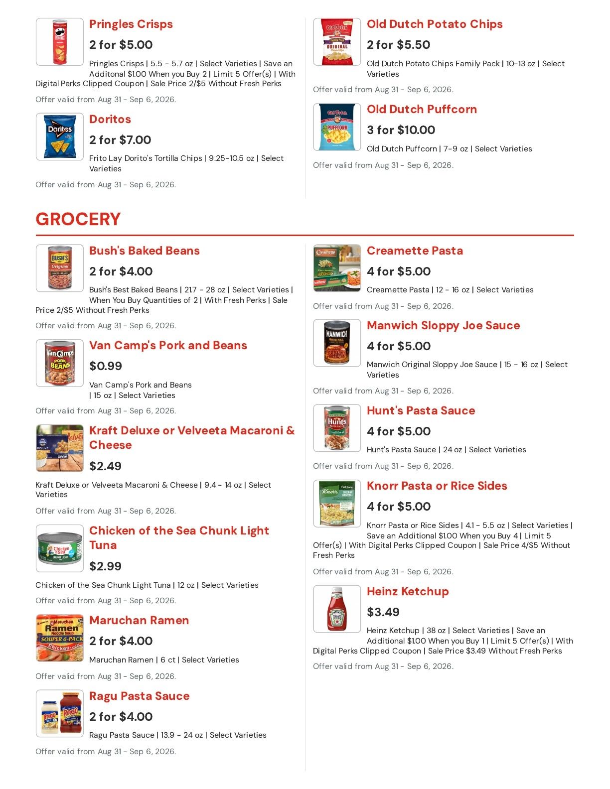 Hansen's IGA (East Troy, WI) Weekly Ad August 31 - September 6, 2026