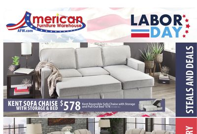 American Furniture Warehouse Weekly Ad August 31 - September 6, 2026
