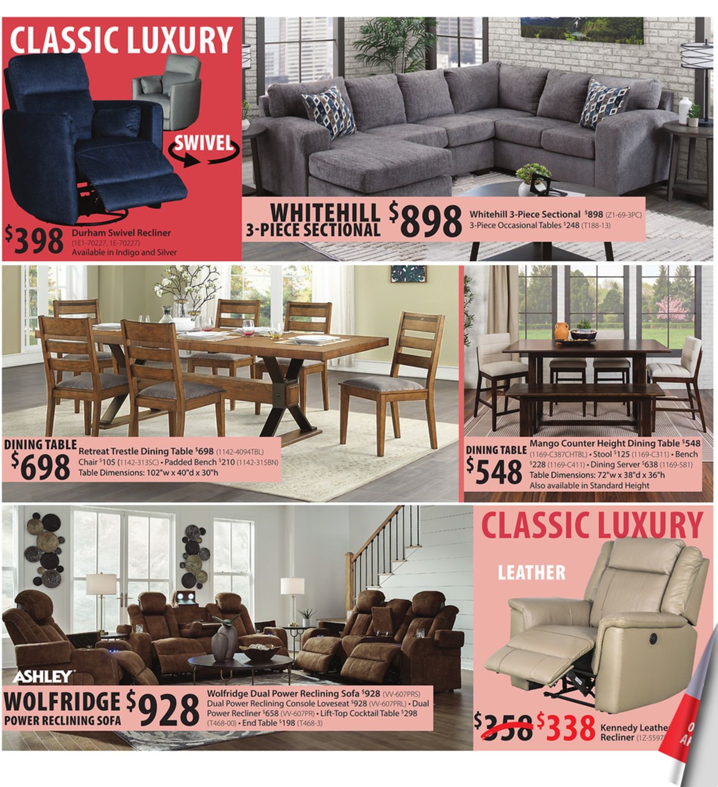 American Furniture Warehouse Weekly Ad August 31 - September 6, 2026