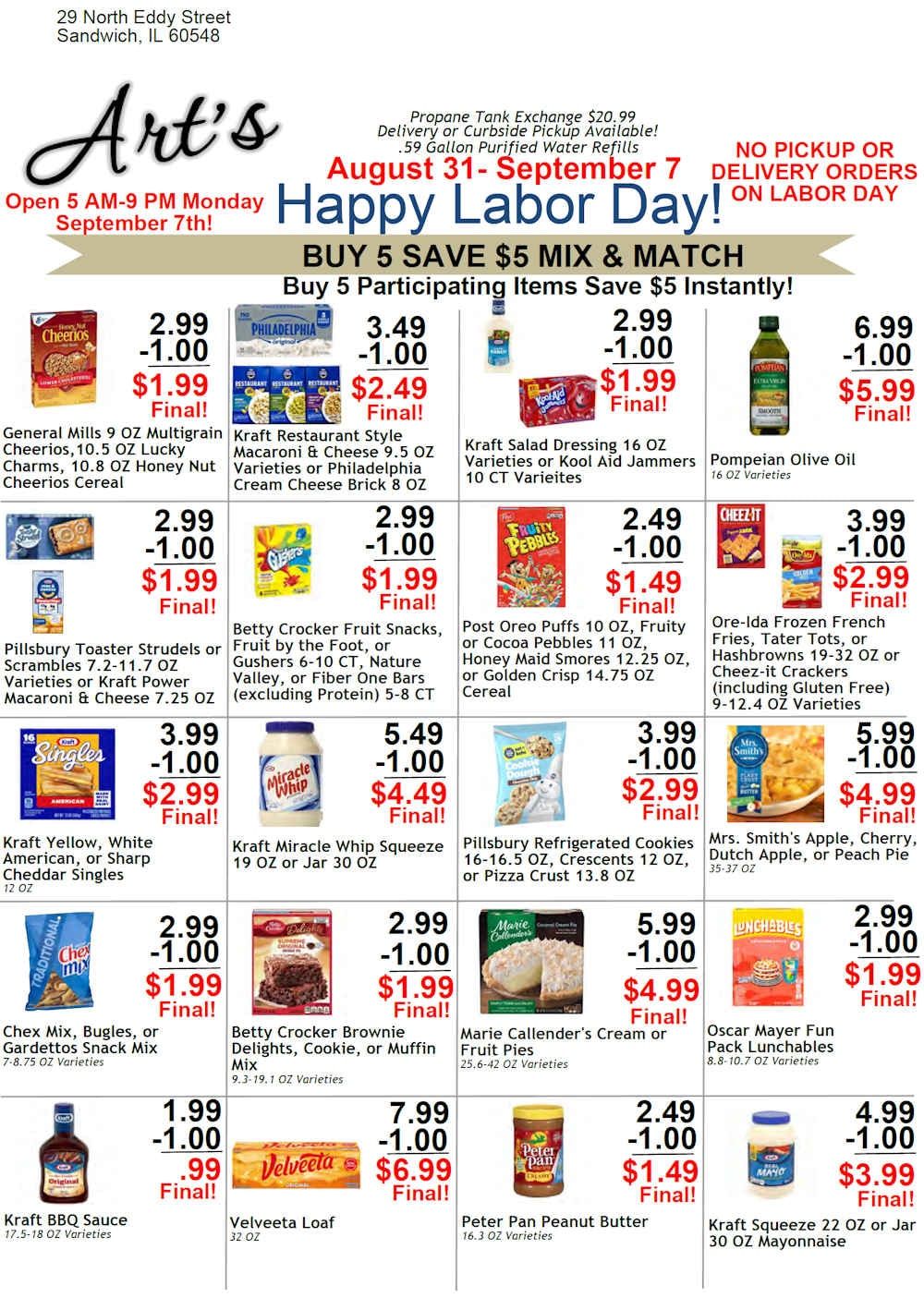 Art's Food Market Weekly Ad August 31 - September 7, 2026