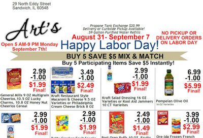 Art's Food Market Weekly Ad August 31 - September 7, 2026