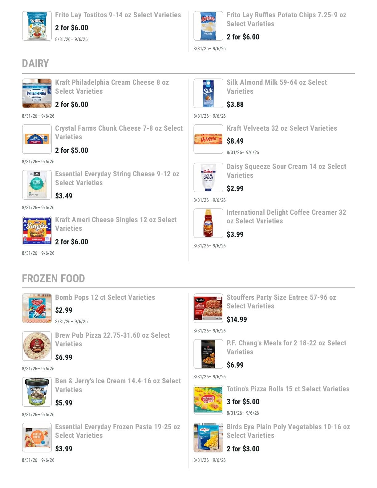 Barnesville Grocery Weekly Ad August 31 - September 6, 2026
