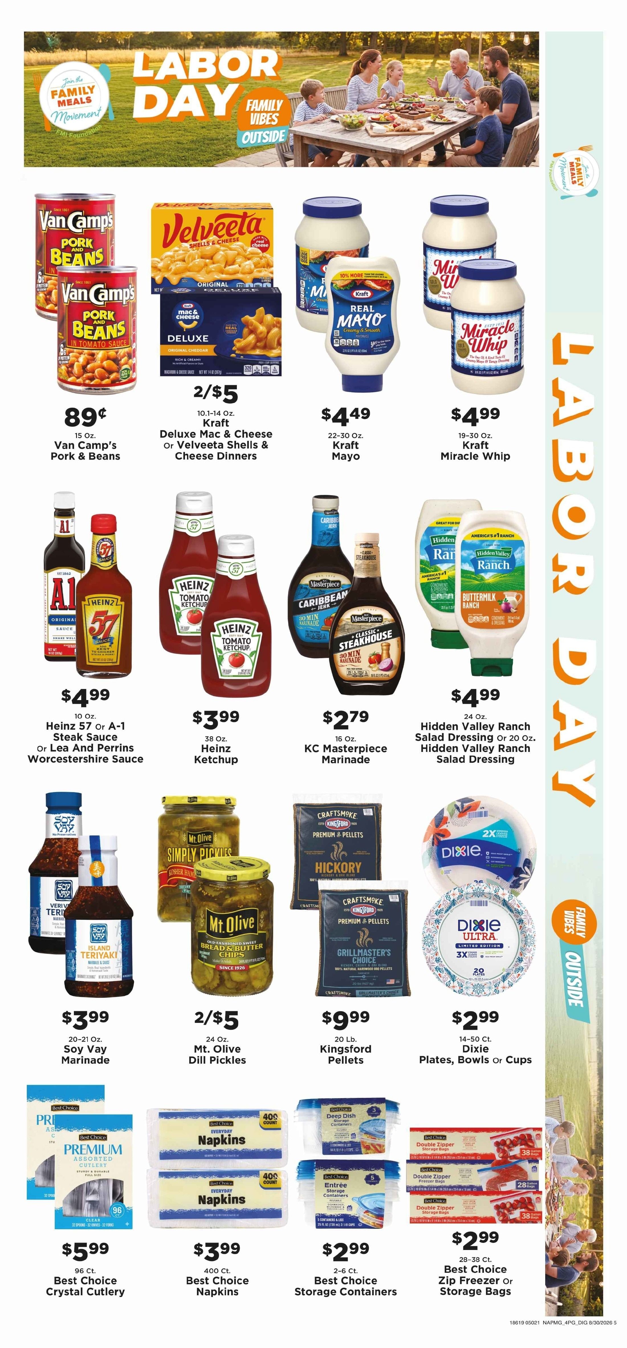 Chappell's Hometown Foods Weekly Ad August 31 - September 7, 2026