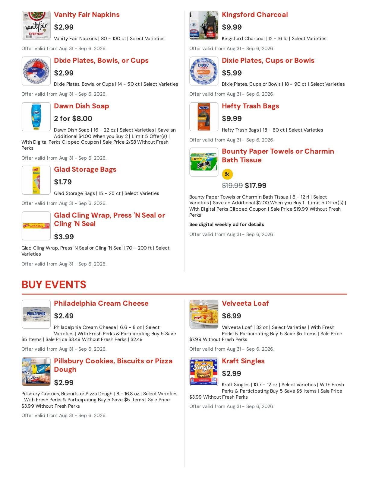 Hansen's IGA (Sparta, WI) Weekly Ad August 31 - September 6, 2026