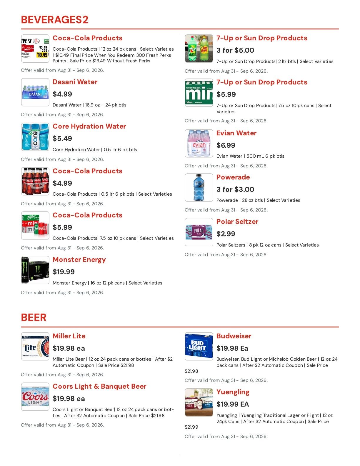 Hansen's IGA (Sparta, WI) Weekly Ad August 31 - September 6, 2026