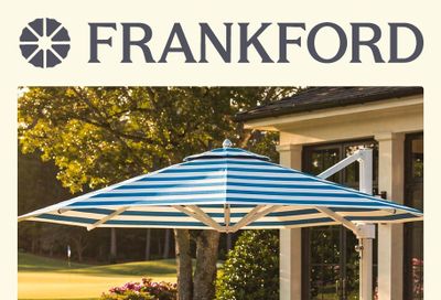 Frankford Umbrellas Designer Umbrellas Catalog Weekly Ad January 1 - December 31, 2027