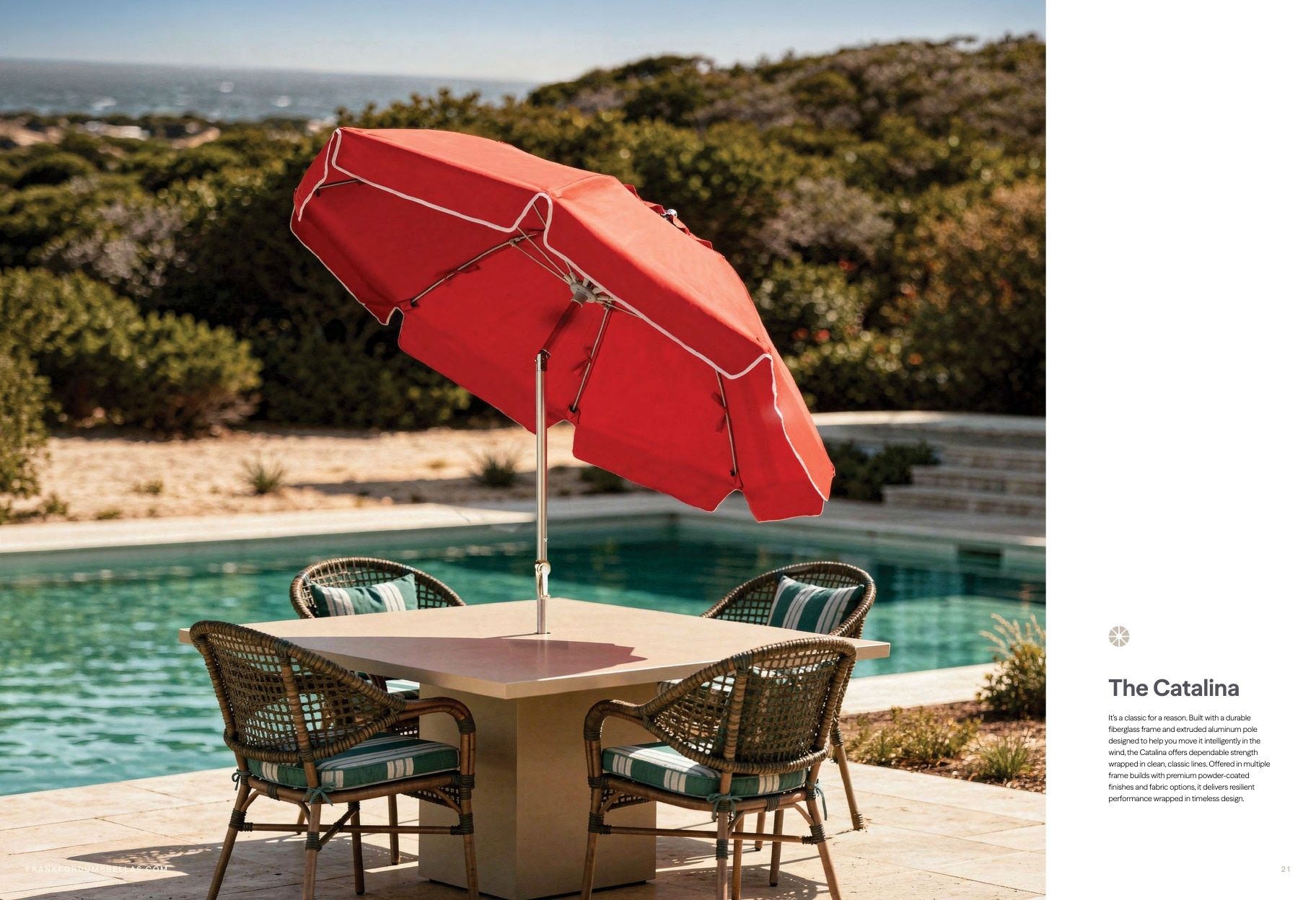 Frankford Umbrellas Designer Umbrellas Catalog Weekly Ad January 1 - December 31, 2027