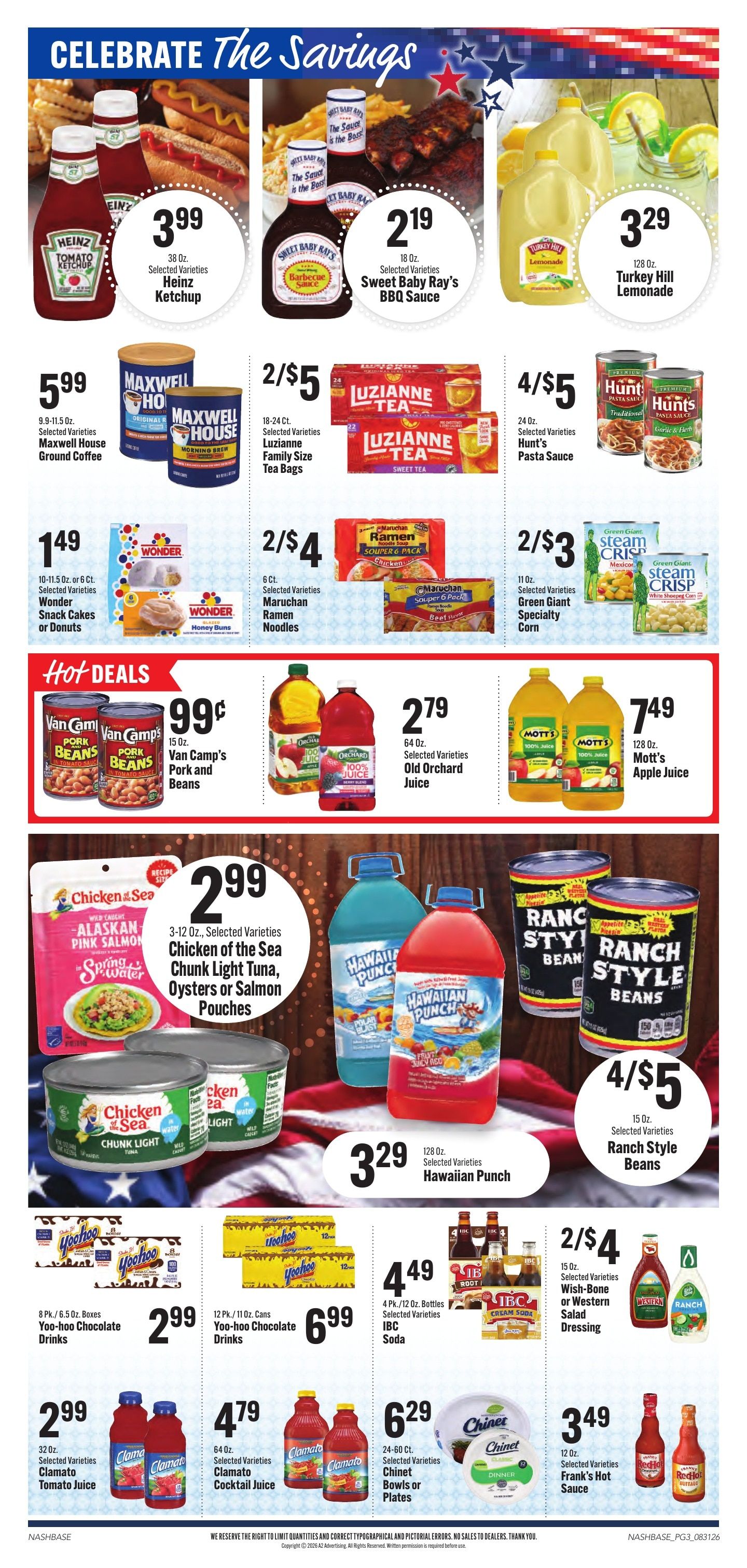 Hilltop Supermarket Weekly Ad August 31 - September 6, 2026