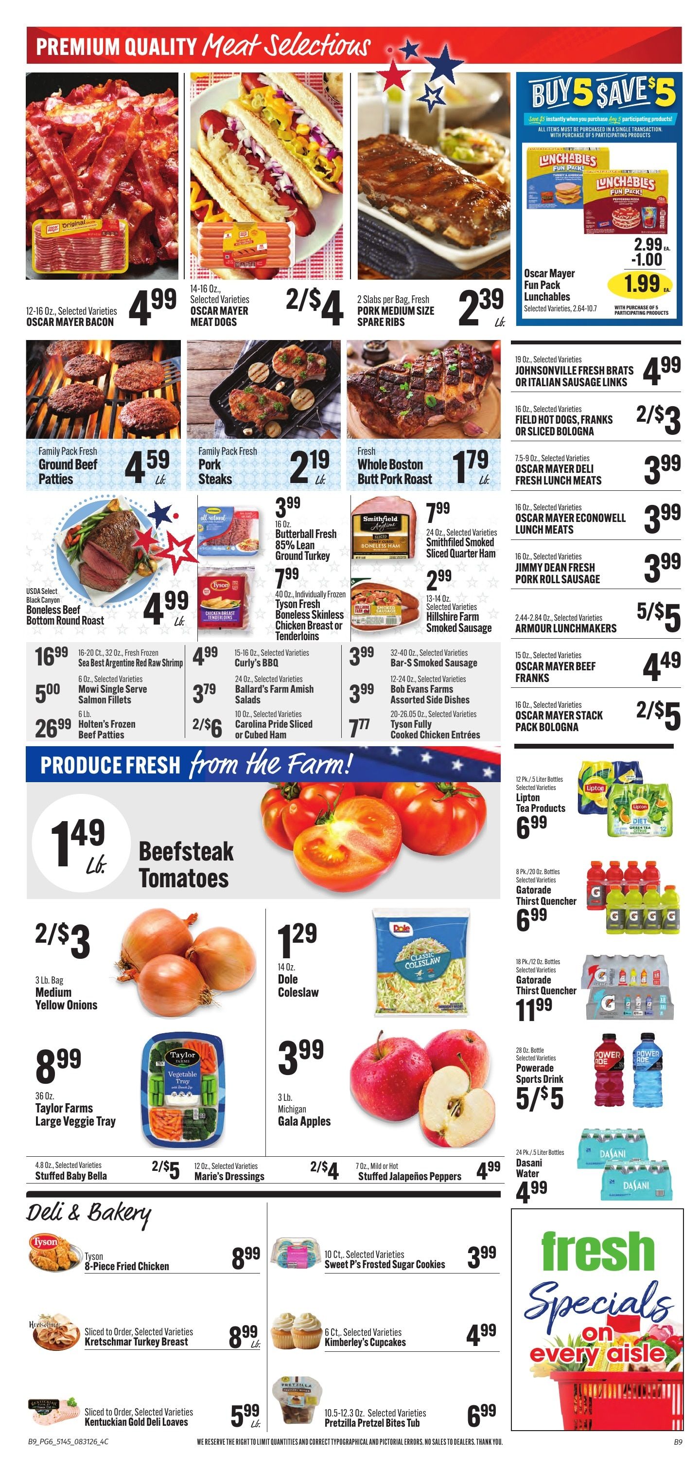 Hilltop Supermarket Weekly Ad August 31 - September 6, 2026