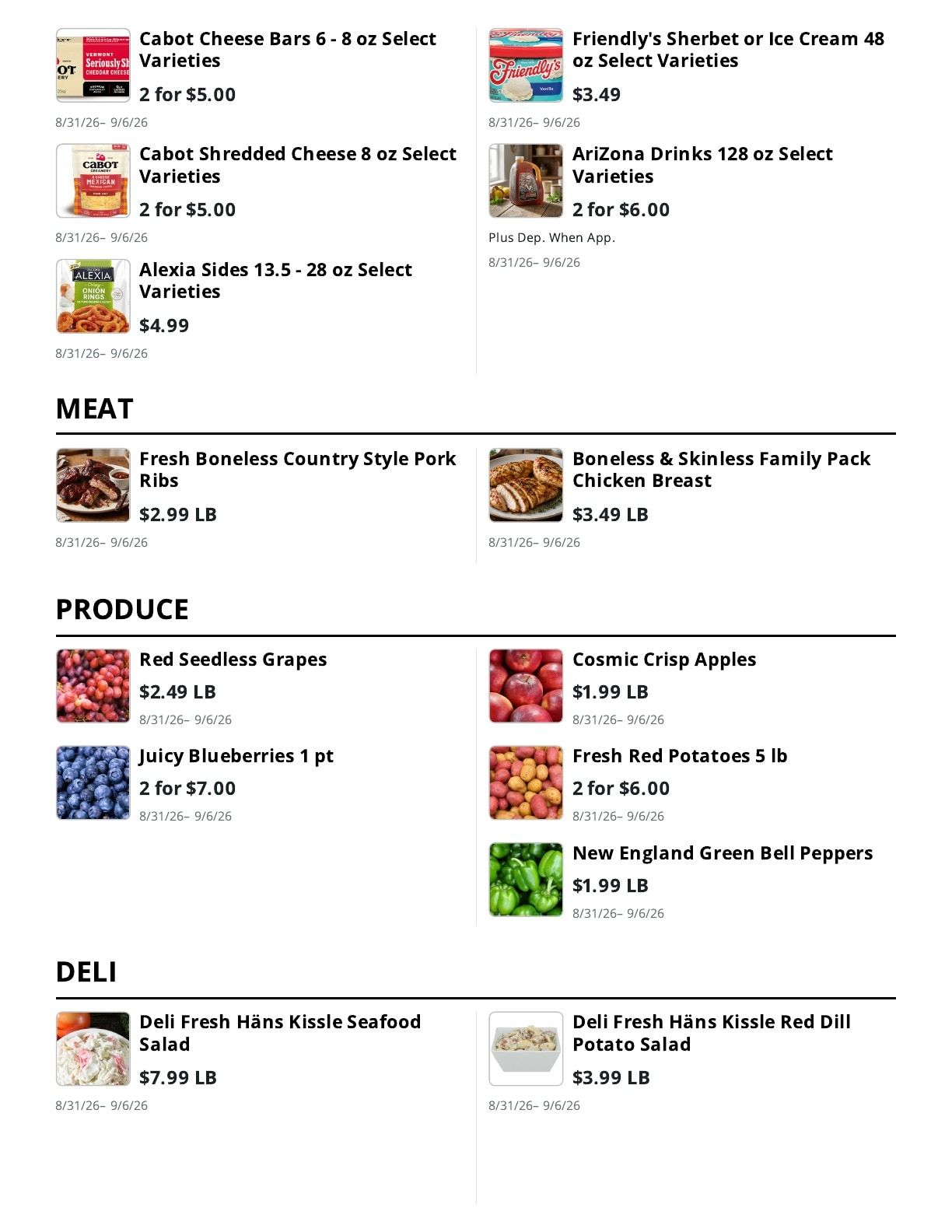 Kingdom Market Weekly Ad August 31 - September 6, 2026