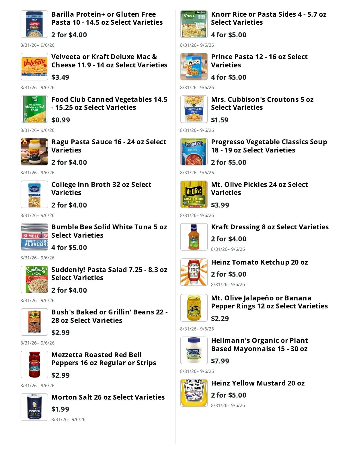 Kingdom Market Weekly Ad August 31 - September 6, 2026