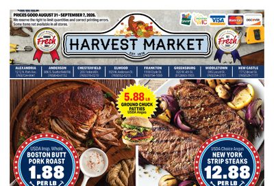 Harvest Supermarkets Weekly Ad September 2 - 8, 2026