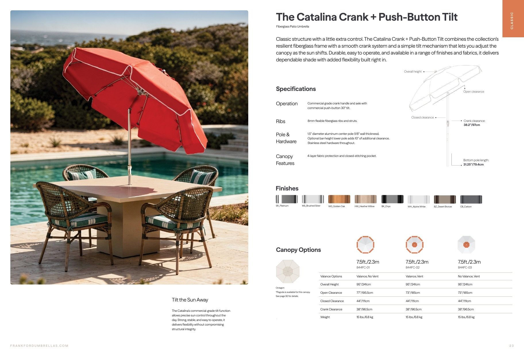 Frankford Umbrellas Umbrellas Catalog Weekly Ad January 1 - December 31, 2027