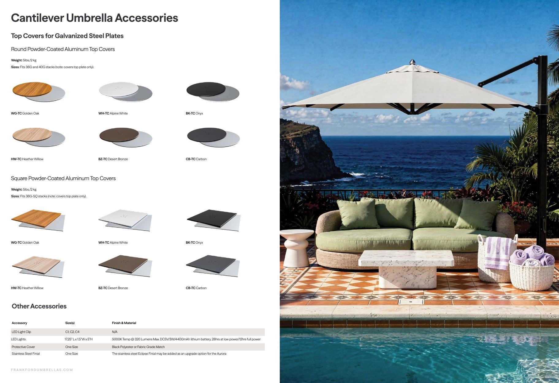 Frankford Umbrellas Umbrellas Catalog Weekly Ad January 1 - December 31, 2027