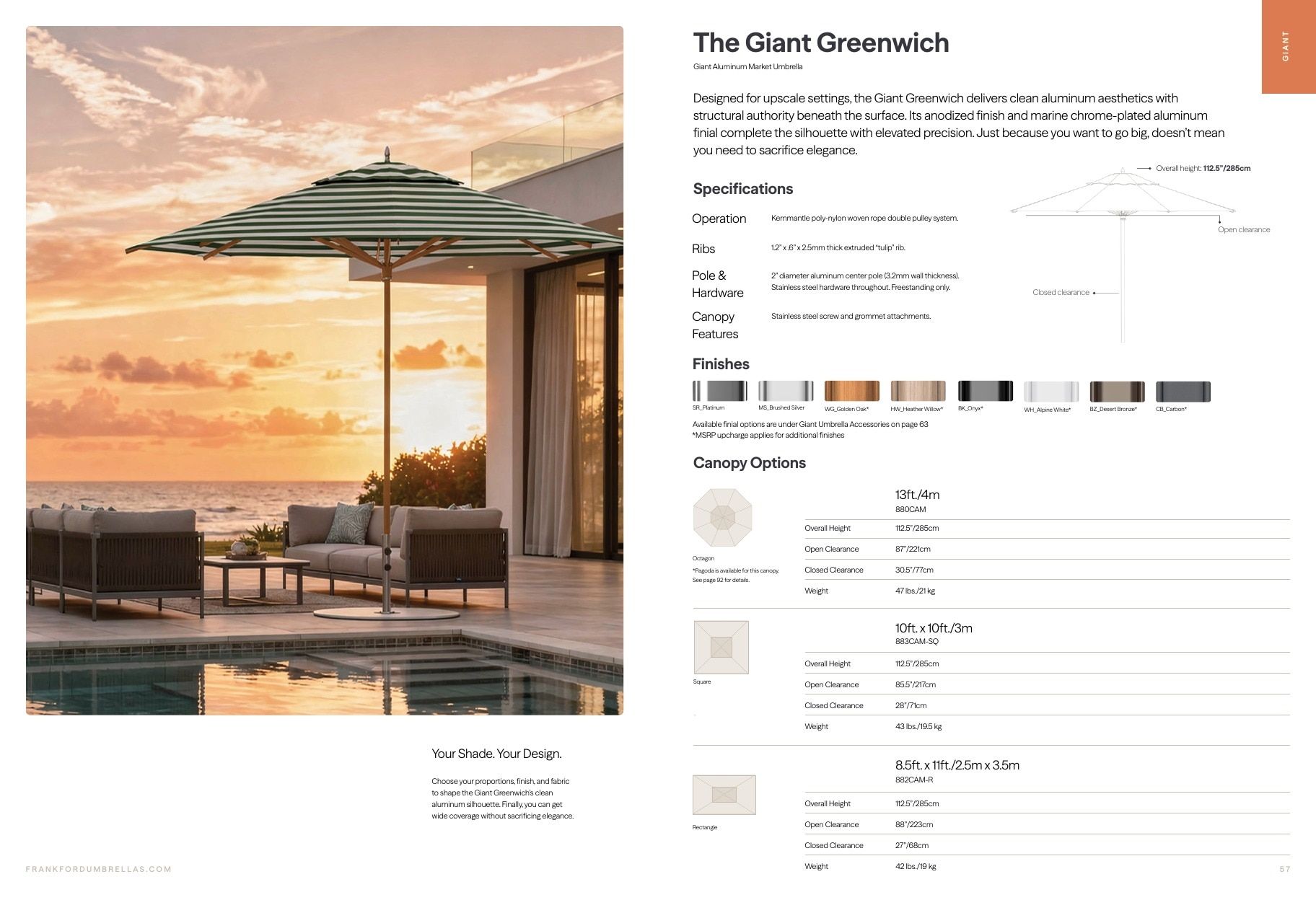 Frankford Umbrellas Umbrellas Catalog Weekly Ad January 1 - December 31, 2027
