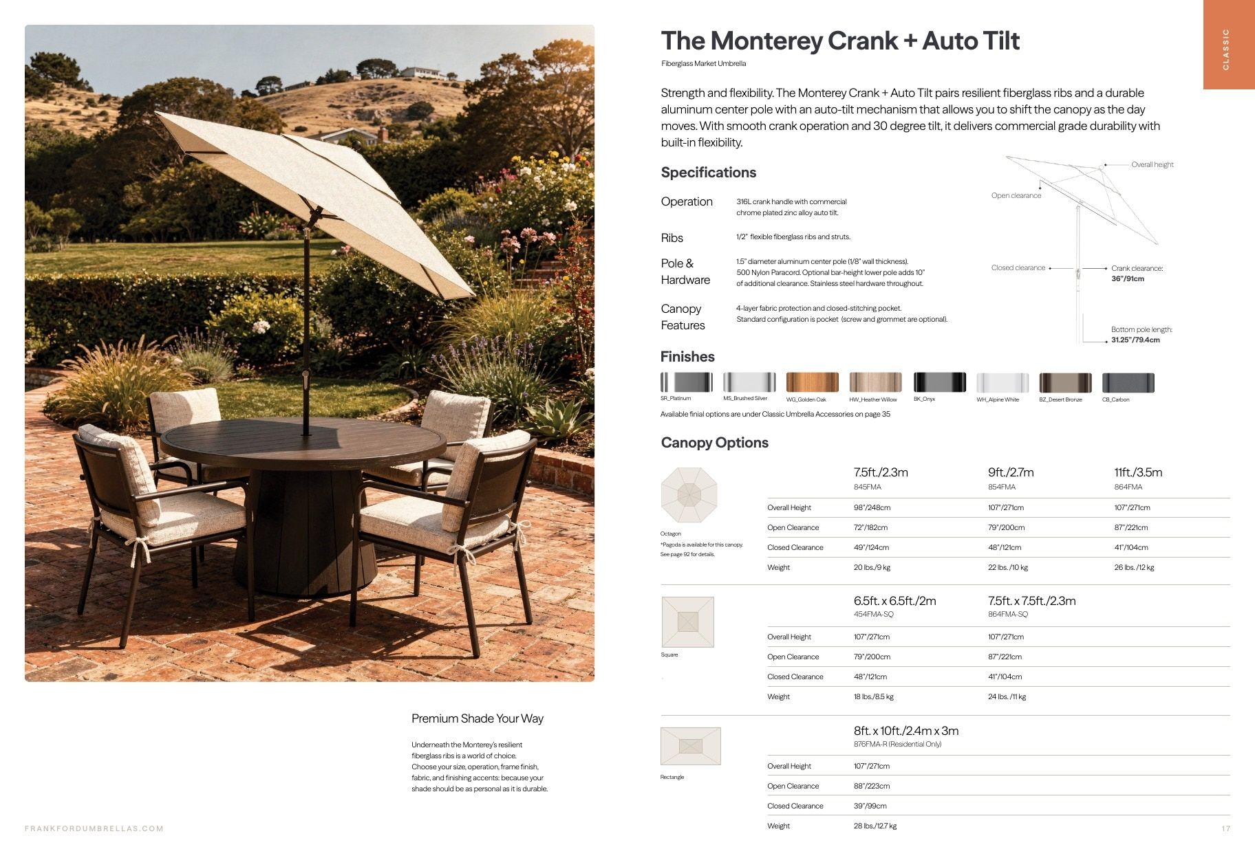 Frankford Umbrellas Umbrellas Catalog Weekly Ad January 1 - December 31, 2027