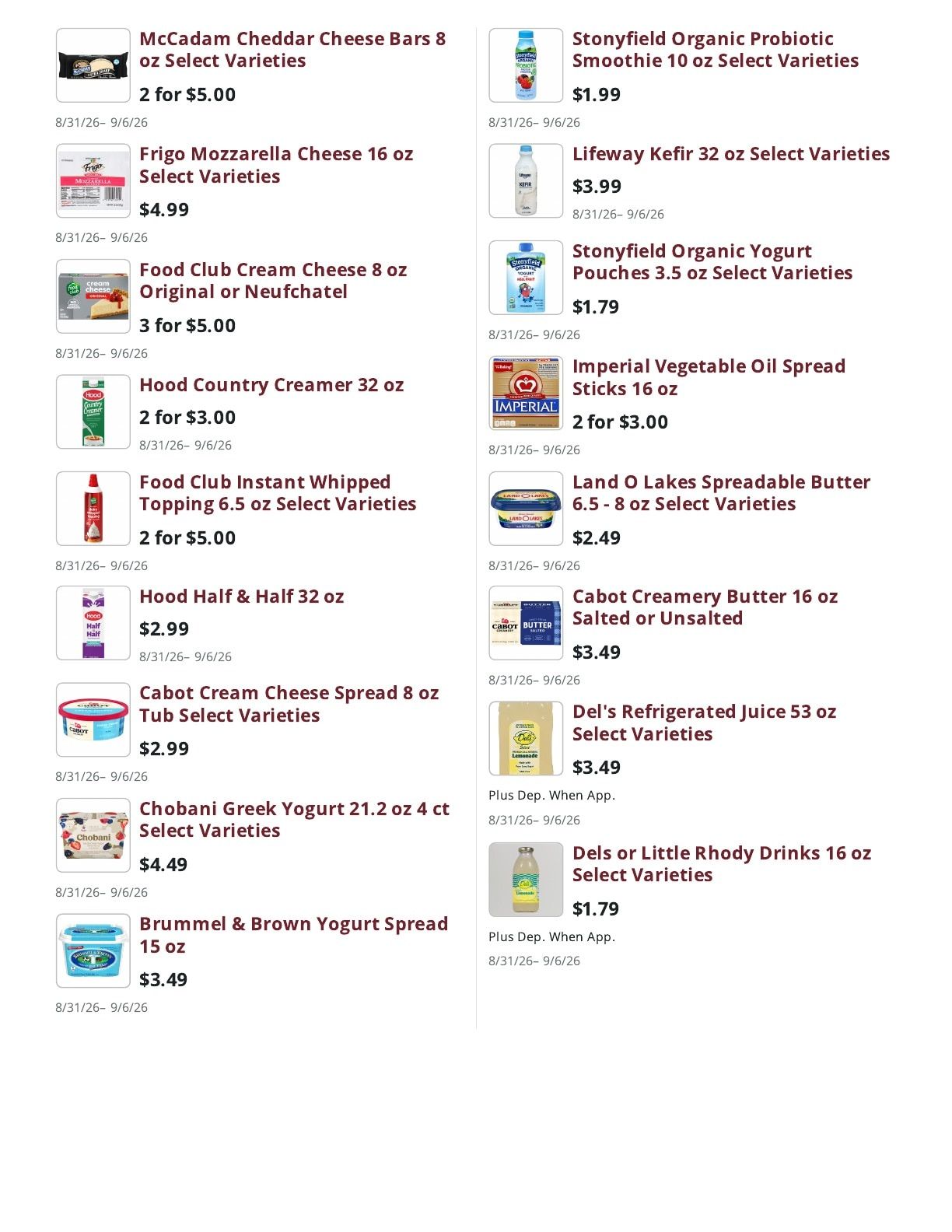 Ralph's Supermarket Weekly Ad August 31 - September 6, 2026