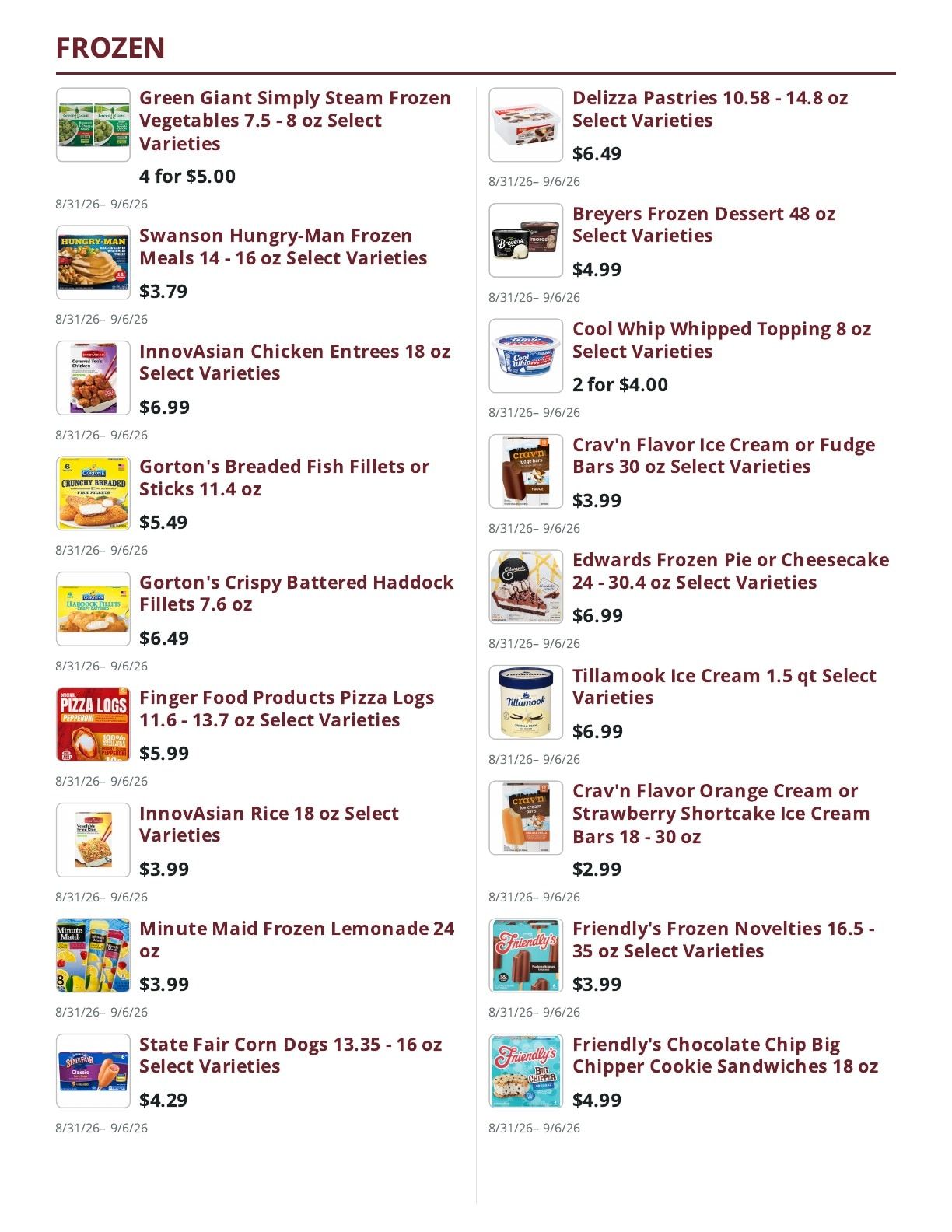 Ralph's Supermarket Weekly Ad August 31 - September 6, 2026