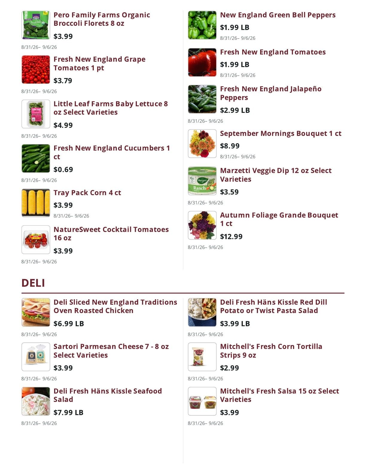 Ralph's Supermarket Weekly Ad August 31 - September 6, 2026