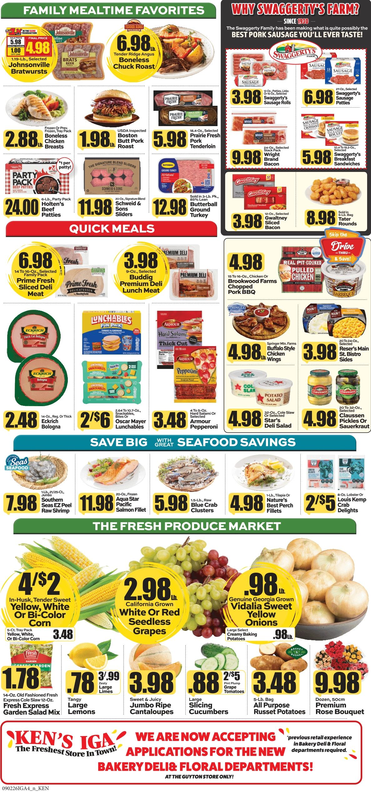 Ken's IGA Weekly Ad August 31 - September 6, 2026