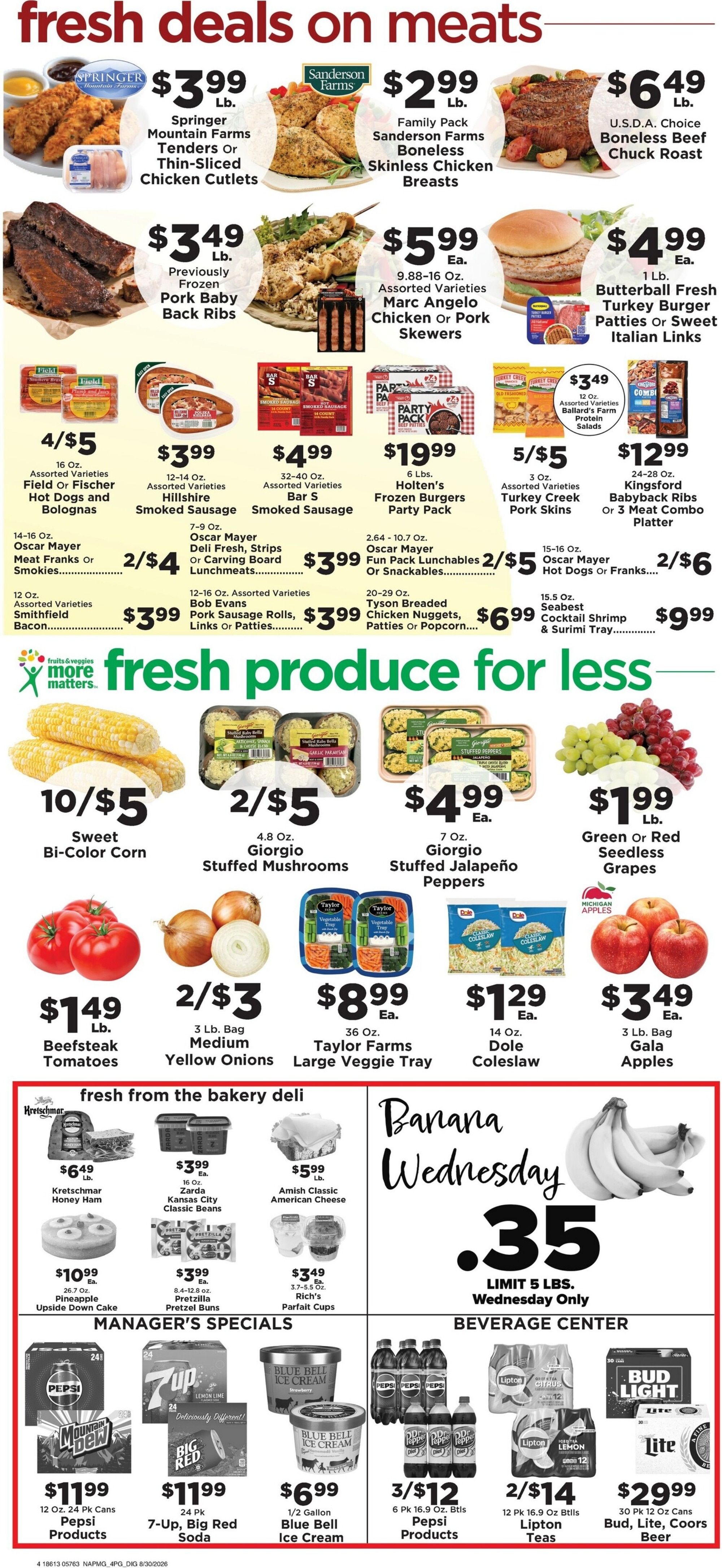 Taylorsville Country Mart (Taylorsville, KY) Weekly Ad August 31 - September 6, 2026