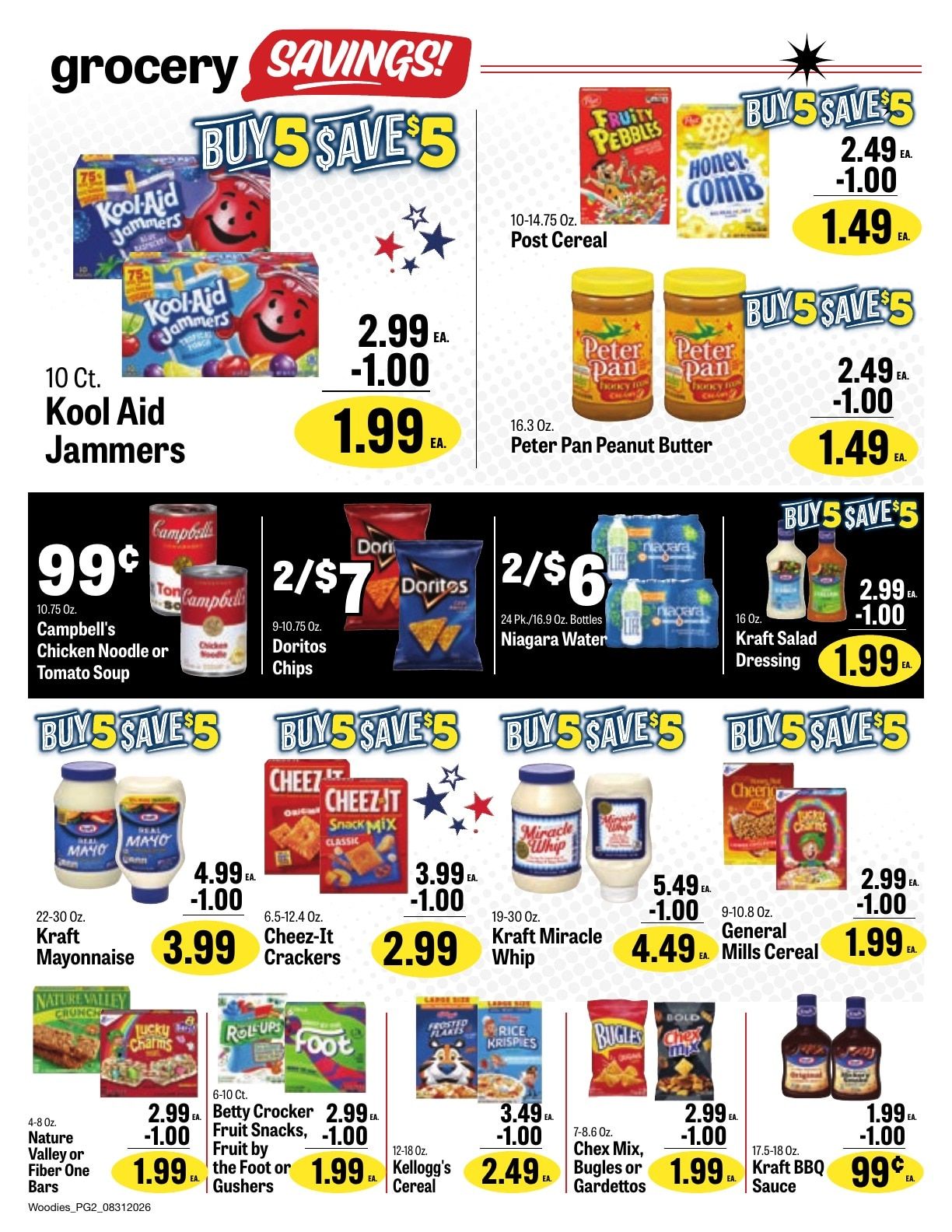 Woodie's Supermarket Weekly Ad August 31 - September 6, 2026
