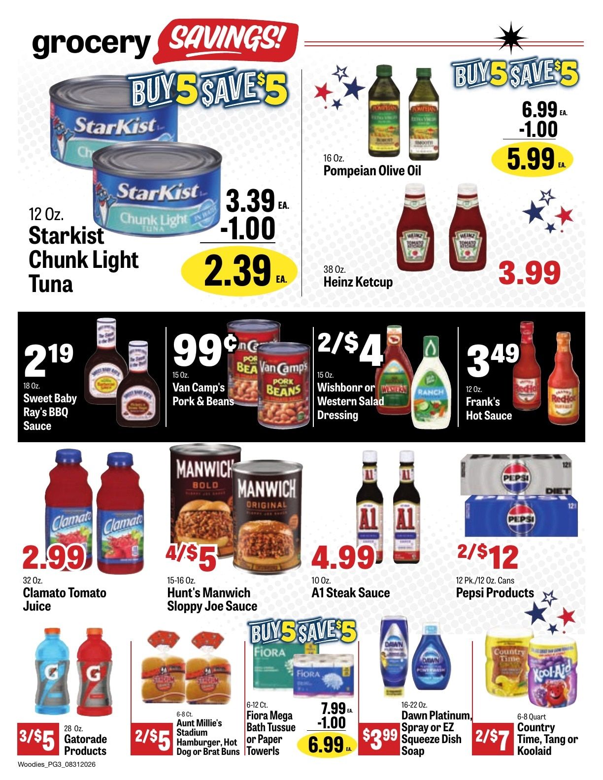 Woodie's Supermarket Weekly Ad August 31 - September 6, 2026