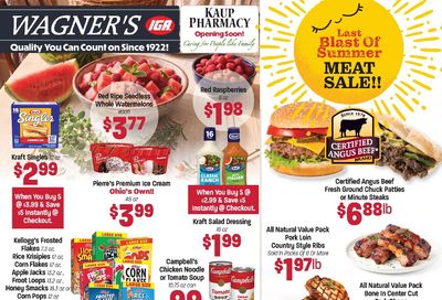 Wagner's IGA (Minster, OH) Weekly Ad August 31 - September 6, 2026