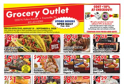 Wesselman's Grocery Outlet Weekly Ad September 2 - 8, 2026