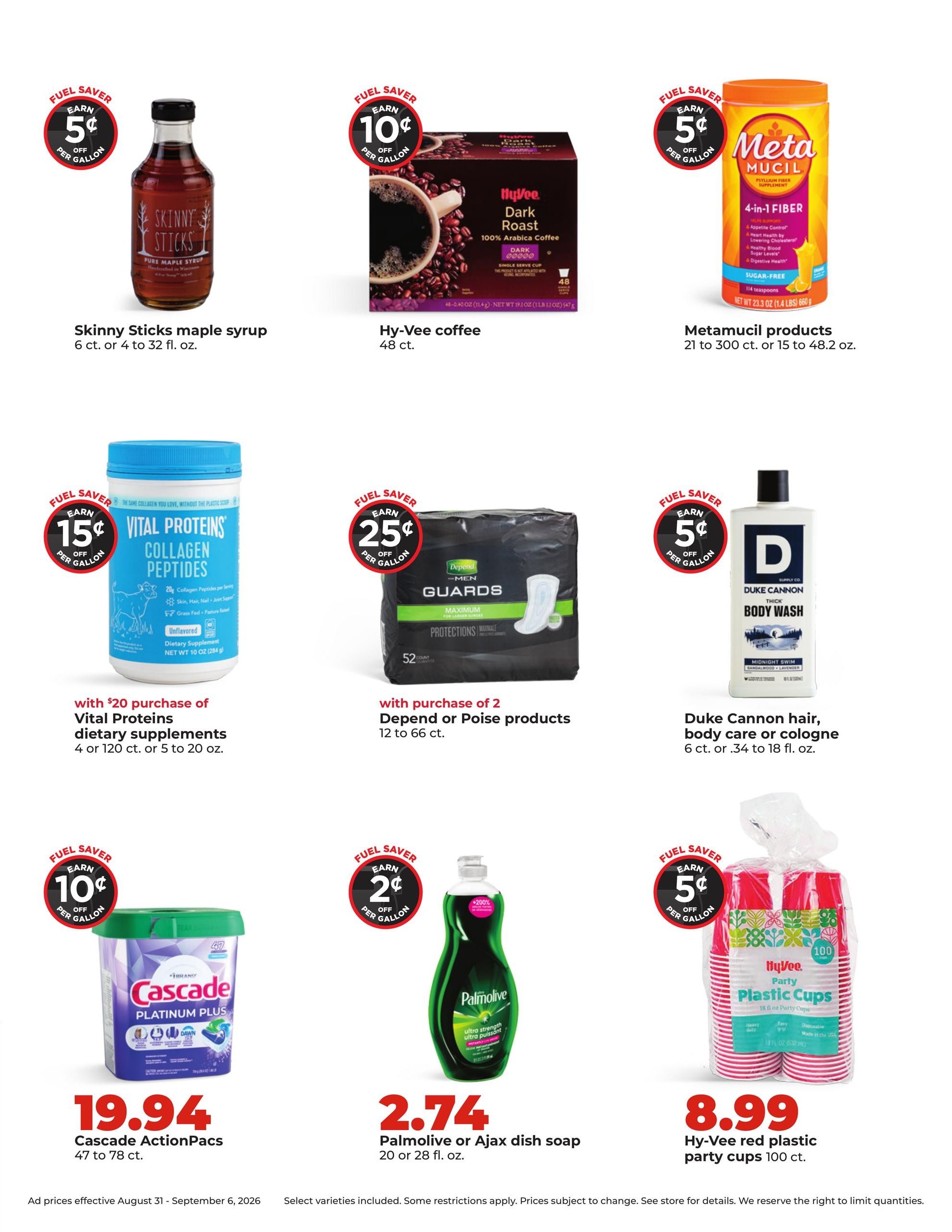 Hy-Vee (Almena Area, KS) Weekly Ad August 31 - September 6, 2026