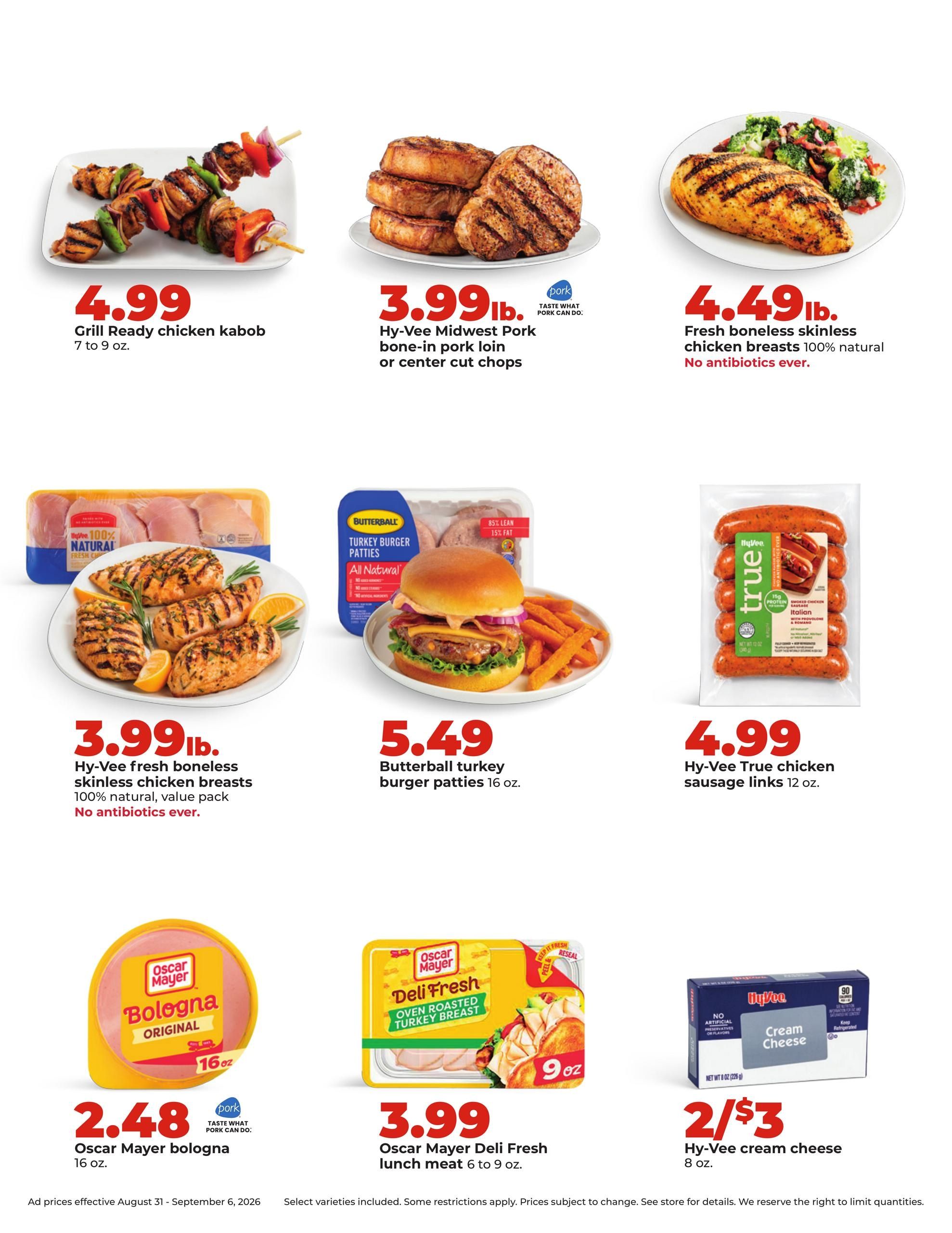 Hy-Vee (Almena Area, KS) Weekly Ad August 31 - September 6, 2026