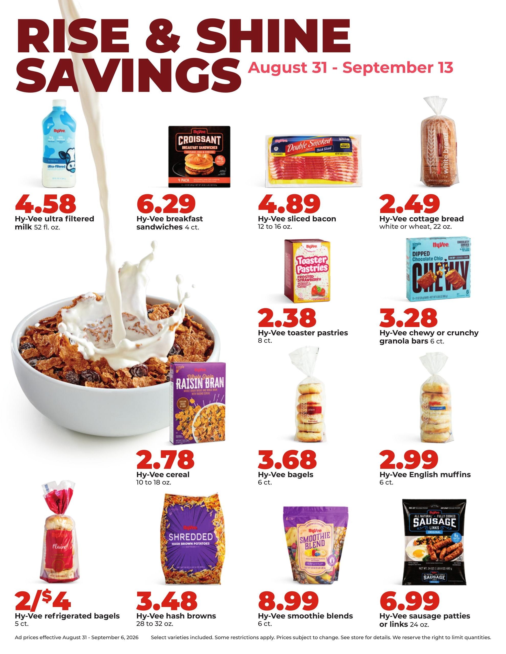 Hy-Vee (Almena Area, KS) Weekly Ad August 31 - September 6, 2026