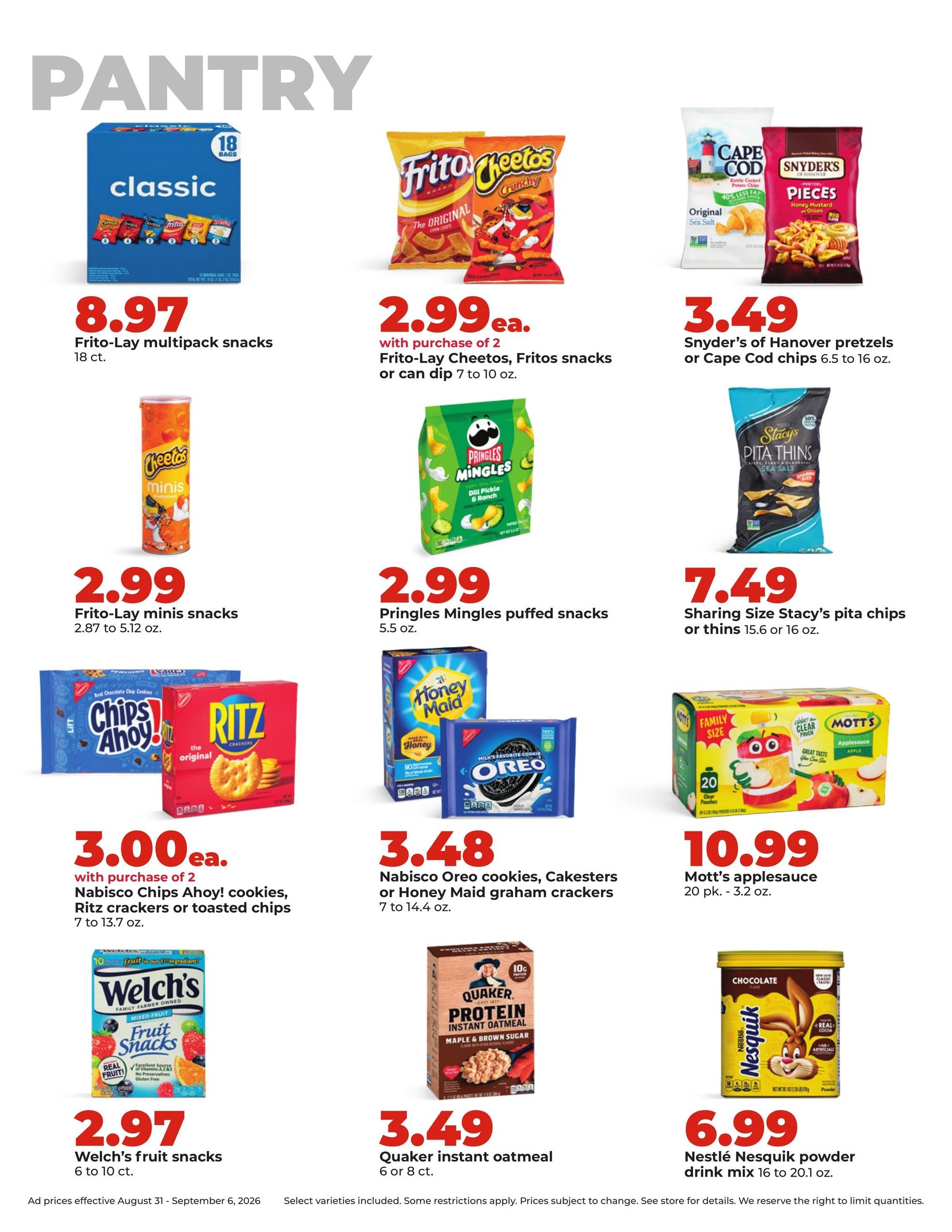 Hy-Vee (Almena Area, KS) Weekly Ad August 31 - September 6, 2026